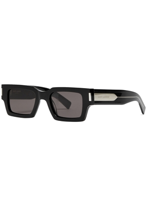 Saint Laurent Rectangle-frame Sunglasses - Black