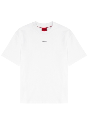 Hugo Logo Cotton T-shirt - White