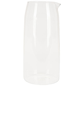HAWKINS NEW YORK Essential Pitcher in Clear - White. Size all.