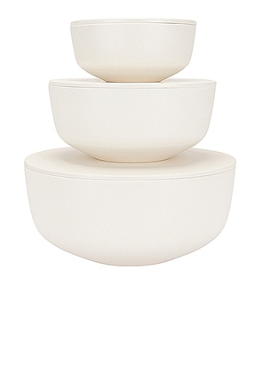 HAWKINS NEW YORK Essential Lidded Bowls in Ivory - Ivory. Size all.