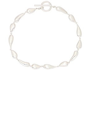 AGMES Ila Necklace in Sterling Silver - Metallic Silver. Size all.