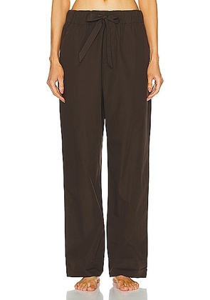 Tekla Solid Pant in Coffee - Chocolate. Size L (also in M, S, XS).