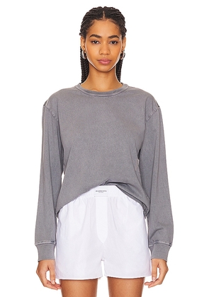 Alexander Wang Essential Tee in Grey. Size M, S, XL, XS.