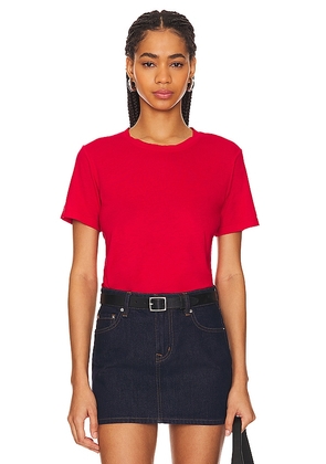 COTTON CITIZEN The Classic Tee in Red. Size M, S, XS.