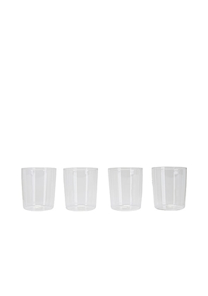 HAWKINS NEW YORK Essential Set Of 4 Medium Glasses in White.