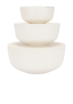 HAWKINS NEW YORK Essential Lidded Bowls in Ivory.