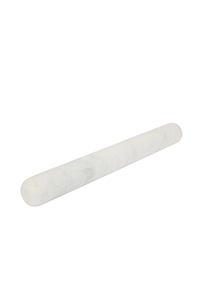 HAWKINS NEW YORK Simple Marble Rolling Pin in White.