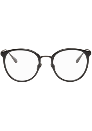 LINDA FARROW Black Calthorpe Glasses