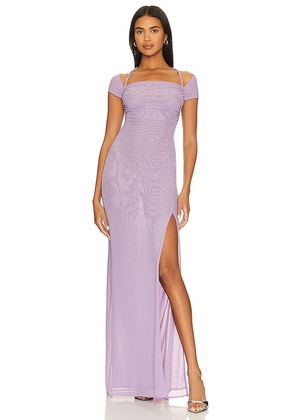 Khanums X Revolve Khine Gown in Lavender. Size S, XS.