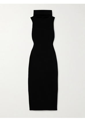 Alaïa - Hooded Stretch-knit Dress - Black - FR38,FR40,FR42,FR44,FR46