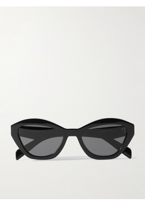 Prada Eyewear - Cat-eye Acetate Sunglasses - Black - One size