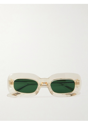 Oliver Peoples - + Khaite 1966c Oversized Rectangular-frame Acetate Sunglasses - Neutrals - One size
