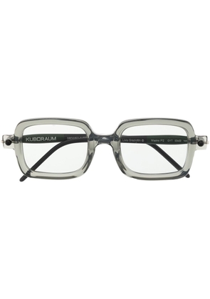 Kuboraum Maske P2 transparent sunglasses - Grey