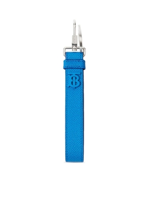 Burberry monogram leather keychain - Blue