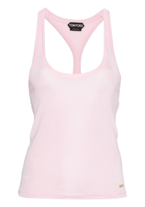 TOM FORD ribbed racerback top - Pink