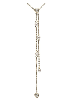 Yoko London 18kt yellow gold Trend freshwater pearl and diamond necklace