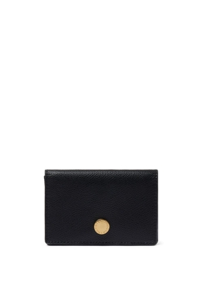 Stella McCartney logo-plaque grained wallet - Black