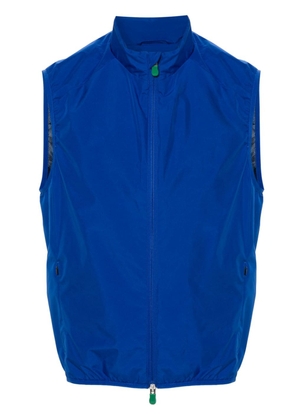 Save The Duck Mars rubberised-logo gilet - Blue