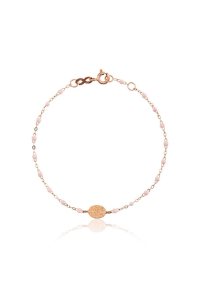 Gigi Clozeau 18kt rose gold pink beaded bracelet