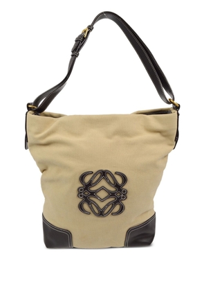 Loewe Pre-Owned 1990-2000s Anagram shoulder bag - Neutrals