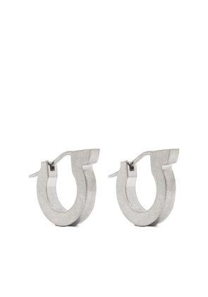 Ferragamo Gancini-shaped earrings - Silver