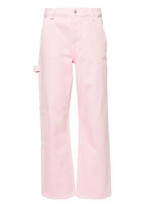 Claudie Pierlot straight-leg organic-cotton jeans - Pink