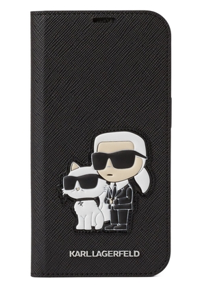 Karl Lagerfeld Karl & Choupette iPhone 13 Pro case - Black