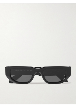 Off-White - Greeley Square-Frame Acetate Sunglasses - Men - Black