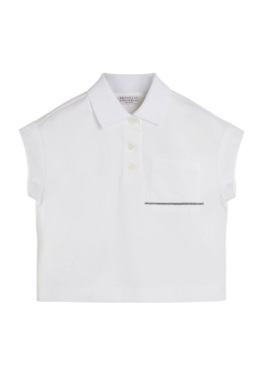 Brunello Cucinelli Kids Cotton Jersey Polo Shirt (4-12+ Years)