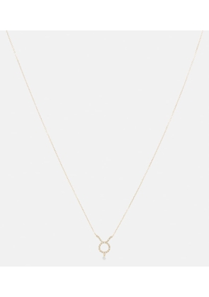 Persée Taurus 18kt gold necklace with diamonds
