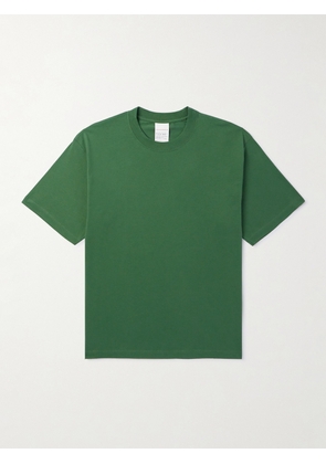 Stockholm Surfboard Club - Logo-Print Organic Cotton-Jersey T-Shirt - Men - Green - XS