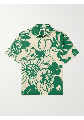 YMC - Mitchum Floral-Print Twill Shirt - Men - Green - S