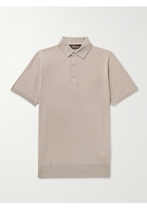 Loro Piana - Wish® Virgin Wool Polo Shirt - Men - Neutrals - IT 48