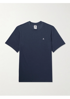 Nike - Goat Rocks Logo-Embroidered Dri-FIT ADV T-Shirt - Men - Blue - XS