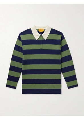 Guest In Residence - Rugby Striped Cashmere Polo Shirt - Men - Green - S