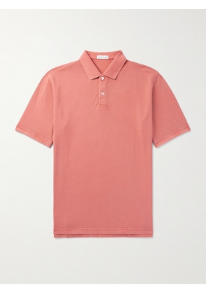 Peter Millar - Sunrise Garment-Dyed Cotton-Piqué Polo Shirt - Men - Red - S