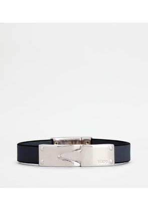 Tod's - Bracelet in Leather, BLUE, L - Accessories