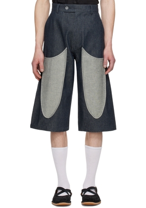 STRONGTHE SSENSE Exclusive Gray Denim Shorts