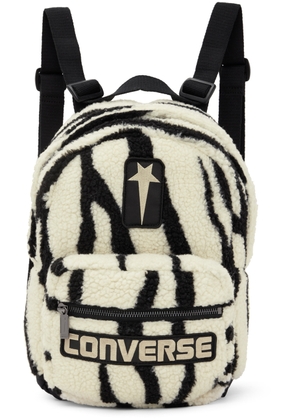Rick Owens DRKSHDW Black & White Converse Edition Zebra Go Lo Backpack