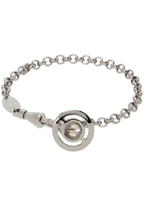 Vivienne Westwood Silver New Petite Orb Bracelet