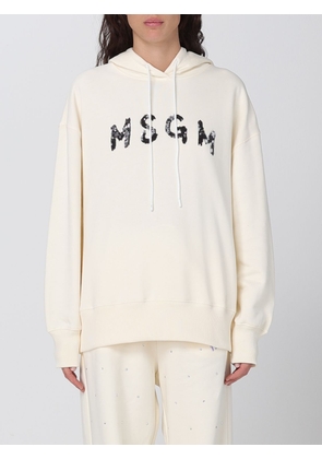 Sweatshirt MSGM Woman colour Cream