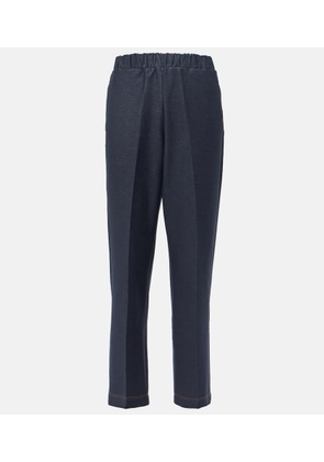 Max Mara Ballata cotton-blend straight pants