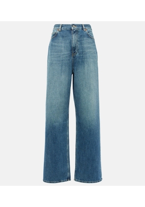 Valentino High-rise straight jeans