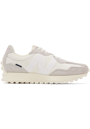 New Balance Off-White & Gray 327 Sneakers