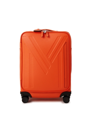 Mulberry Leather 4 Wheel Suitcase Holdalls - Mandarin