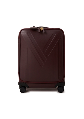 Mulberry Leather 4 Wheel Suitcase Holdalls - Oxblood
