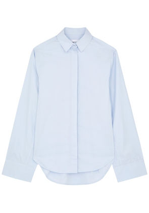 Aexae Cotton-poplin Shirt - Light Blue - L (UK14 / L)
