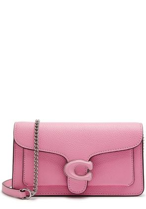 Coach Tabby Leather Wallet-on-chain - Pink