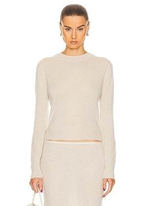 Eterne Francis Sweater in Oatmeal - Beige. Size L/XL (also in M/L).