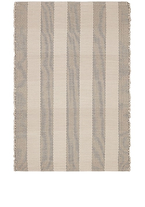 HAWKINS NEW YORK Essential Floor Mat in Light Grey - Taupe. Size all.